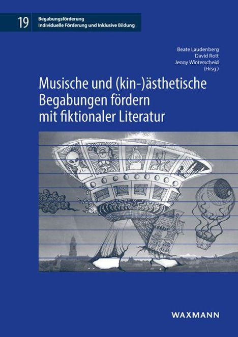 "Musische und (kin-)ästhetische Begabungen fördern mit fiktionaler Literatur". Illustration eines Karussells in der Luft.