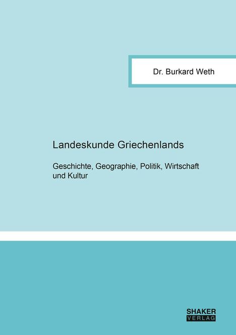 Burkard Weth: Landeskunde Griechenlands, Buch
