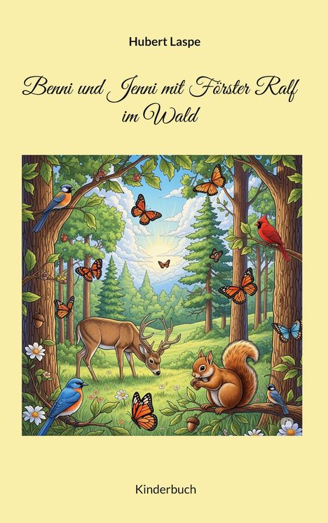 Hubert Laspe: Benni und Jenni mit Förster Ralf im Wald, Buch