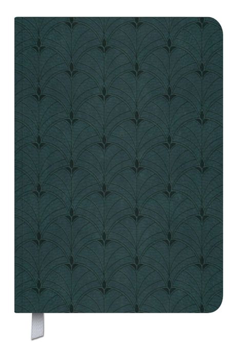 Kein Text vorhanden. Dunkles geometrisches Muster mit halbkreisförmigen Bögen auf einem quadratischen Hintergrund.