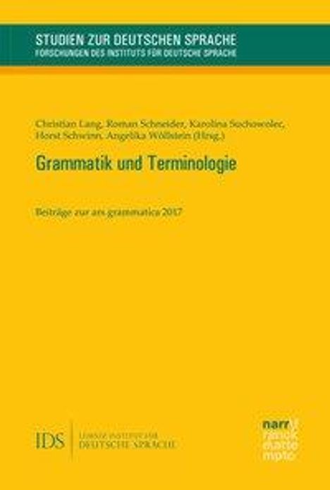 Grammatik und Terminologie, Buch