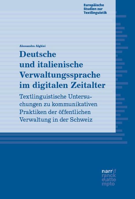 Alessandra Alghisi: Deutsche und italienische Verwaltungssprache im digitalen Zeitalter, Buch