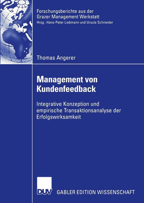 Thomas Angerer: Management von Kundenfeedback, Buch