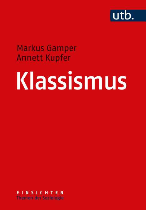 Markus Gamper: Klassismus, Buch