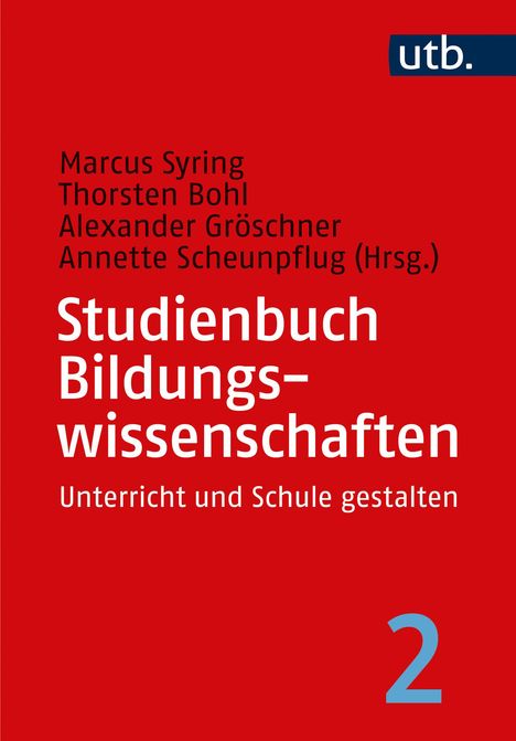 Studienbuch Bildungswissenschaften 2, Buch