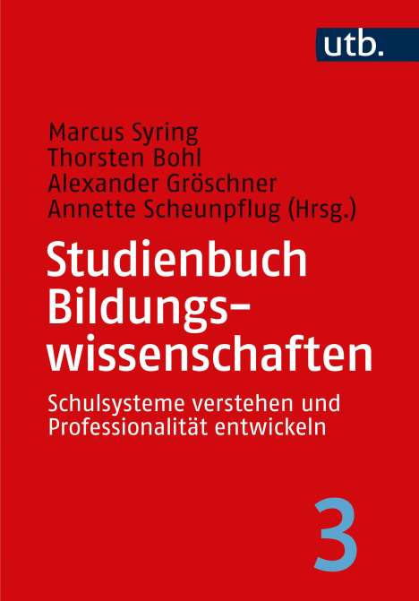 Studienbuch Bildungswissenschaften (Band 3), Buch