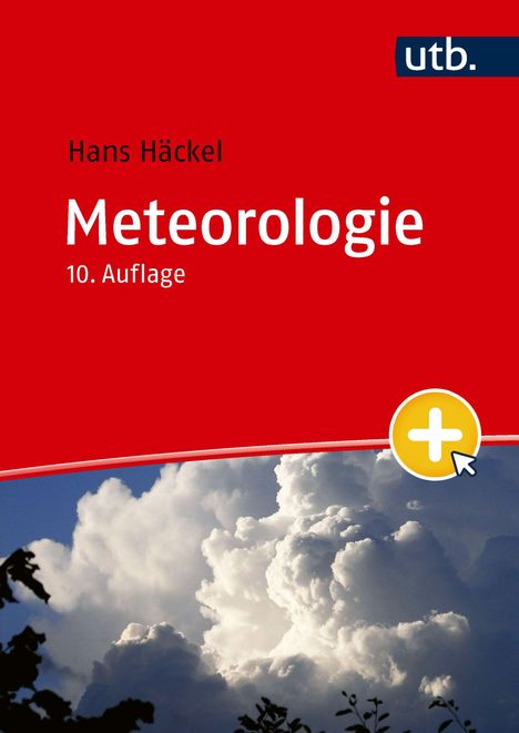 Hans Häckel, Meteorologie, 10. Auflage, utb. Weiße Wolken vor blauem Himmel unten.