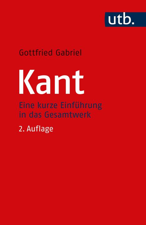 Gottfried Gabriel: Kant, Buch