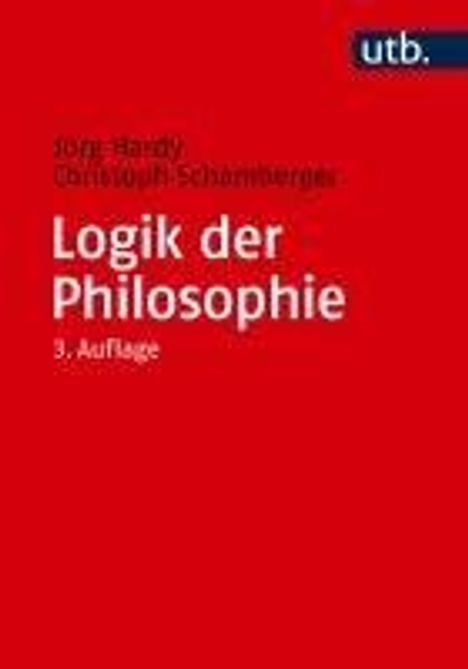 Jörg Hardy: Logik der Philosophie, Buch