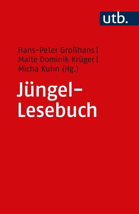 Jüngel-Lesebuch, Buch