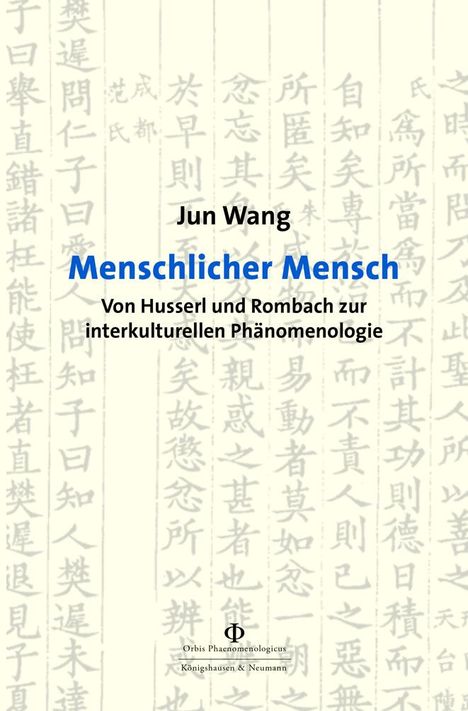 Jun Wang: Menschlicher Mensch, Buch