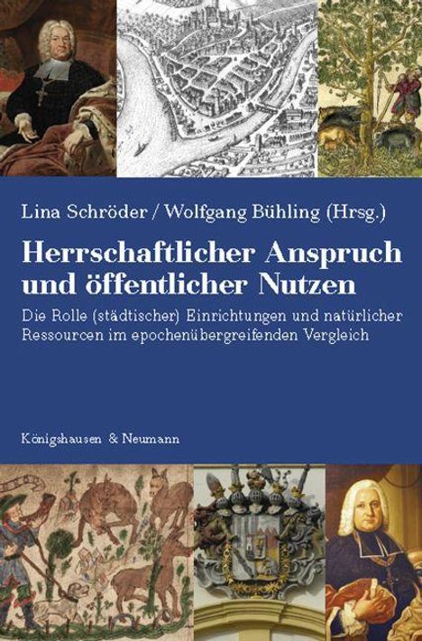 Herrschaftlicher Anspruch und öffentlicher Nutzen, Buch