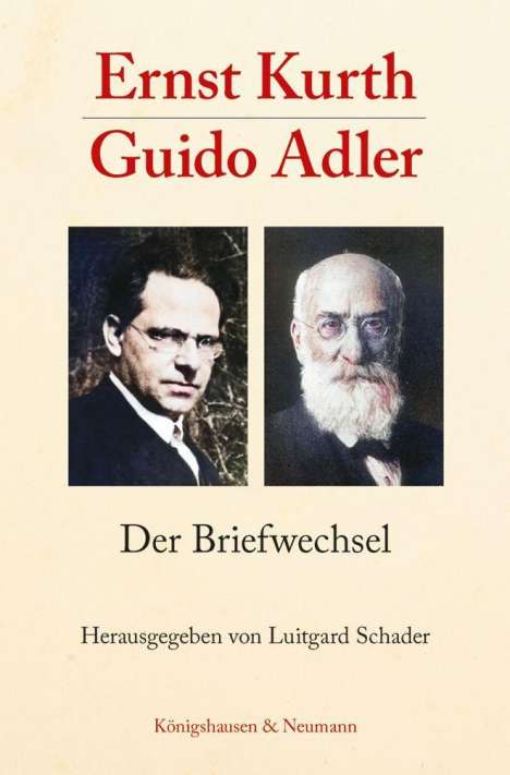 Ernst Kurth - Guido Adler, Buch