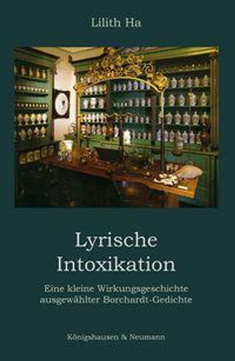 Titel: "Lyrische Intoxikation". Untertitel: "Eine kleine Wirkungsgeschichte ausgewählter Borchardt-Gedichte". Autor: Lilith Ha.