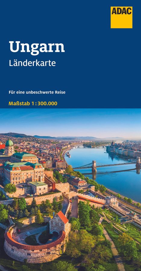 ADAC LänderKarte Ungarn 1:300 000, Karten