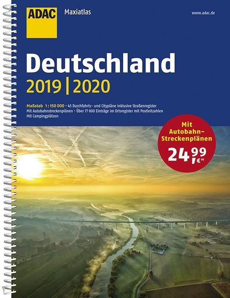 ADAC Maxiatlas Deutschland 2019/2020 1:150 000, Buch