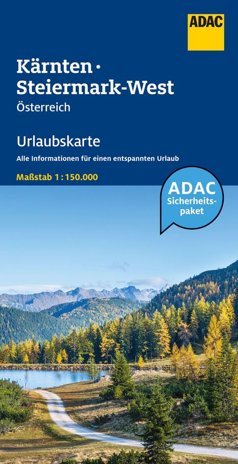 ADAC Urlaubskarte Österreich 04 Kärnten, Steiermark-West 1:150.000, Karten
