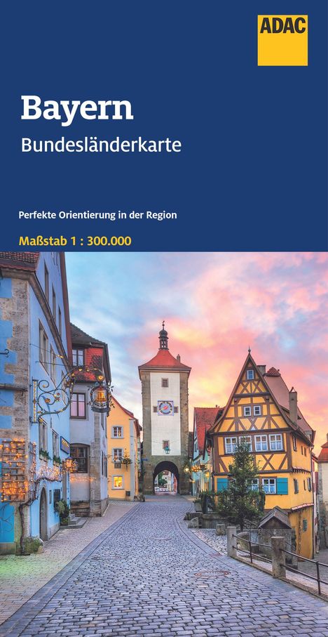 ADAC Bundesländerkarte Deutschland 12 Bayern 1:300.000, Karten