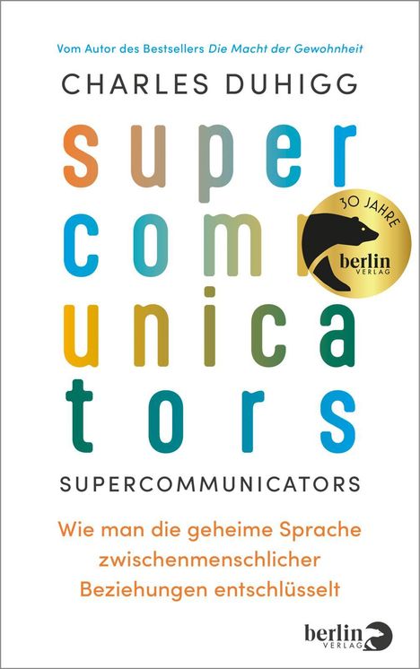Charles Duhigg: Supercommunicators, Buch