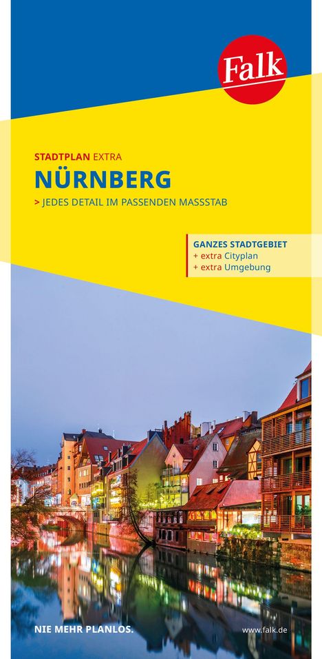 Falk Stadtplan Extra Nürnberg 1:20.000, Karten