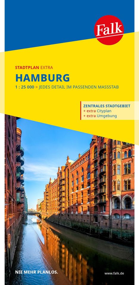 Falk Stadtplan Extra Hamburg 1:25.000, Karten