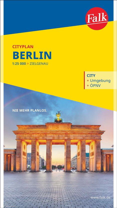Falk Cityplan Berlin 1:25.000, Karten