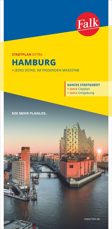 Falk Stadtplan Extra Hamburg 1:22.500, Karten