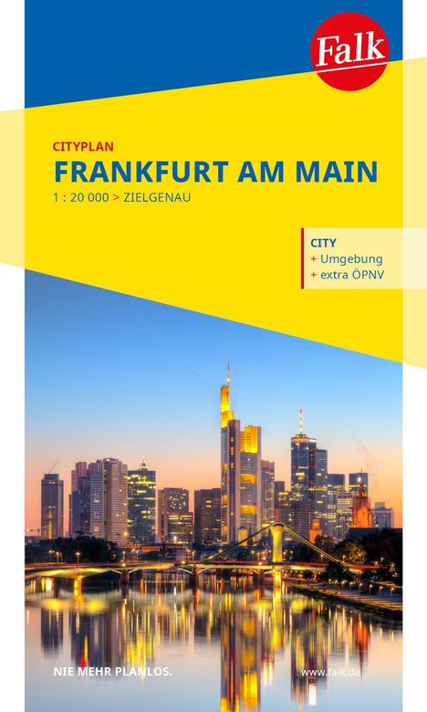 Falk Cityplan Frankfurt 1:20.000, Karten