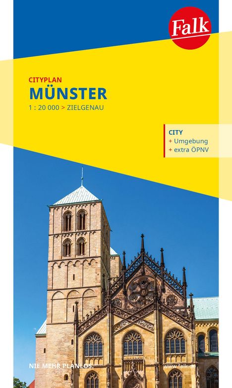 Falk Cityplan Münster 1:20.000, Karten