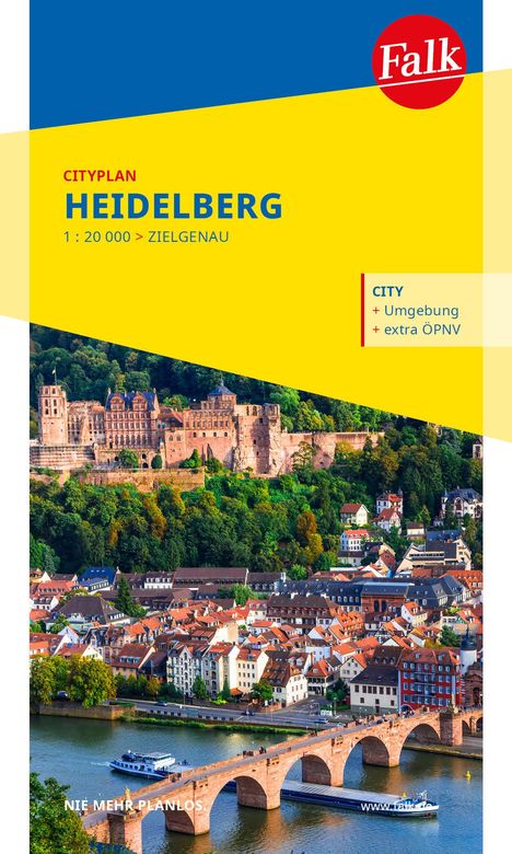 Falk Cityplan Heidelberg 1:20.000, Karten