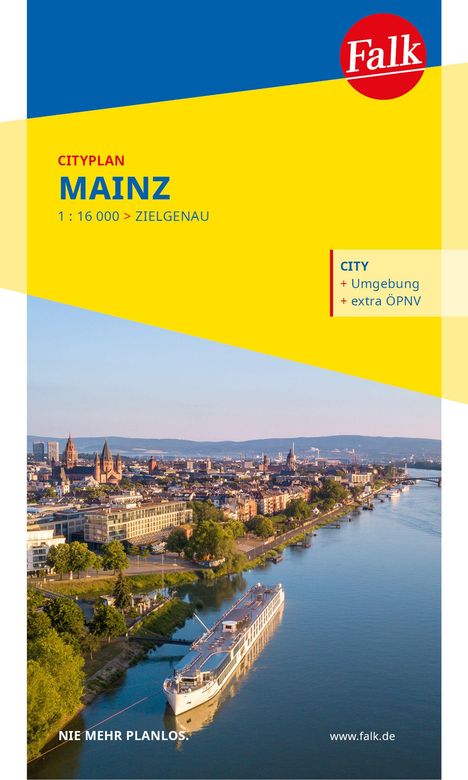 Falk Cityplan Mainz 1:16.000, Karten