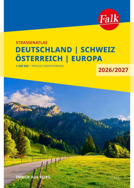 Falk Straßenatlas 2026/2027 Deutschland, Schweiz, Österreich 1:300.000, Buch