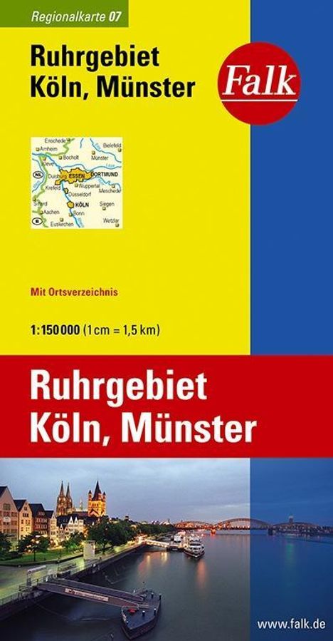 Falk Regionalkarte 7/Ruhrgebiet, Karten