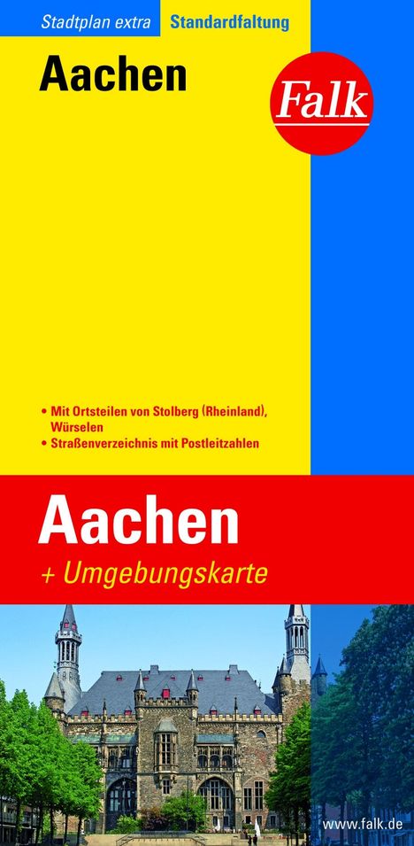 Falk Stadtplan Extra Standardfaltung Aachen 1:19 500, Karten