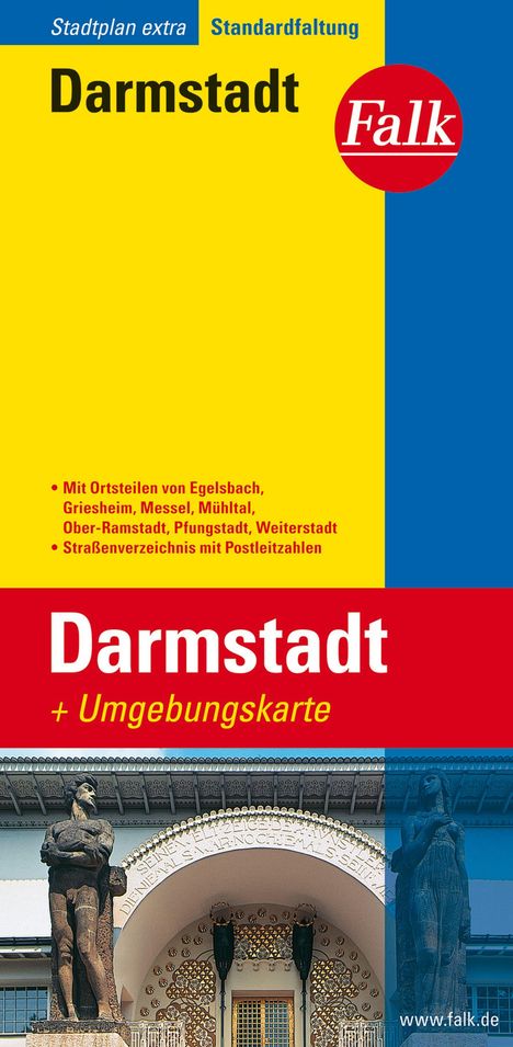 Falk Stadtplan Extra Darmstadt 1:17 500, Karten