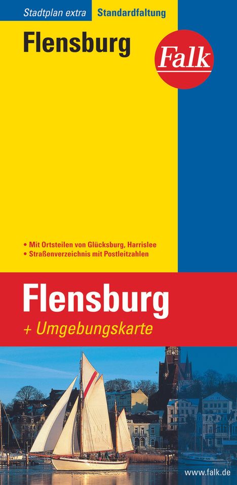 Falk Stadtplan Extra Flensburg 1:16 500, Karten