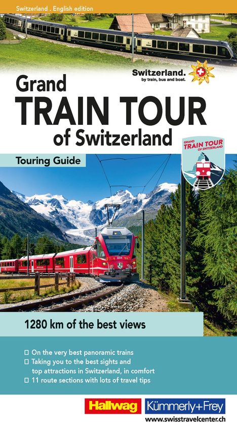 Roland Baumgartner: Hallwag Reiseführer Grand Train Tour of Switzerland, englische Ausgabe, Buch