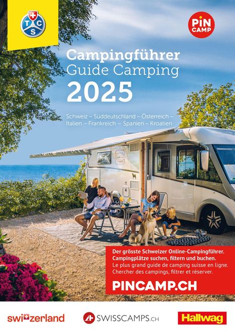 Hallwag TCS Campingführer Schweiz - Europa 2025, Buch