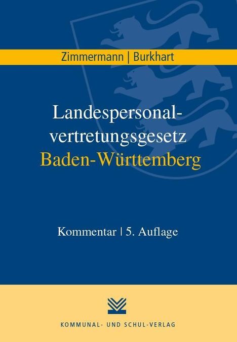 Achim Zimmermann: Landespersonalvertretungsgesetz Baden-Württemberg, Buch