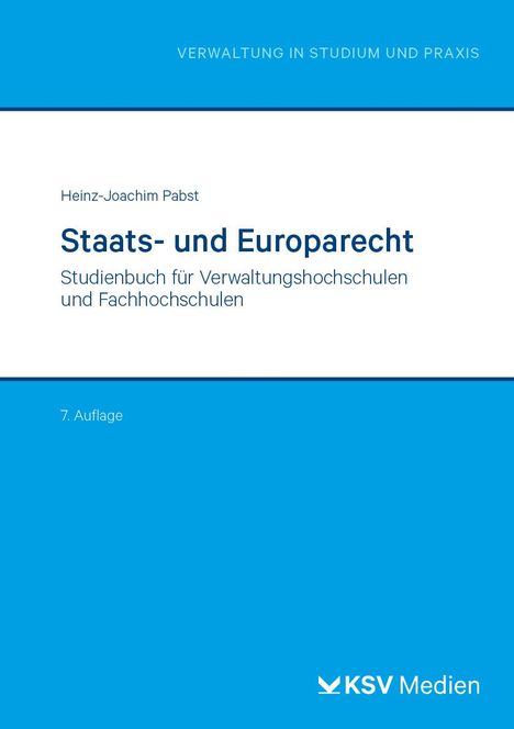 Heinz J Pabst: Staats- und Europarecht, Buch