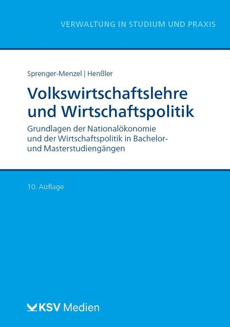Michael Thomas P. Sprenger-Menzel: Volkswirtschaftslehre und Wirtschaftspolitik, Buch