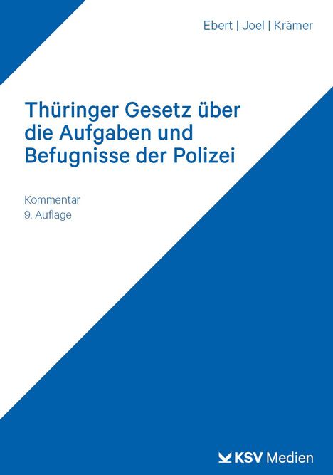 Frank Ebert: Thüringer Gesetz über die Aufgaben und Befugnisse der Polizei, Buch