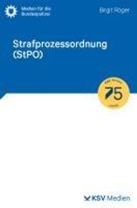 Birgit Röger: Strafprozessordnung (StPO), Buch