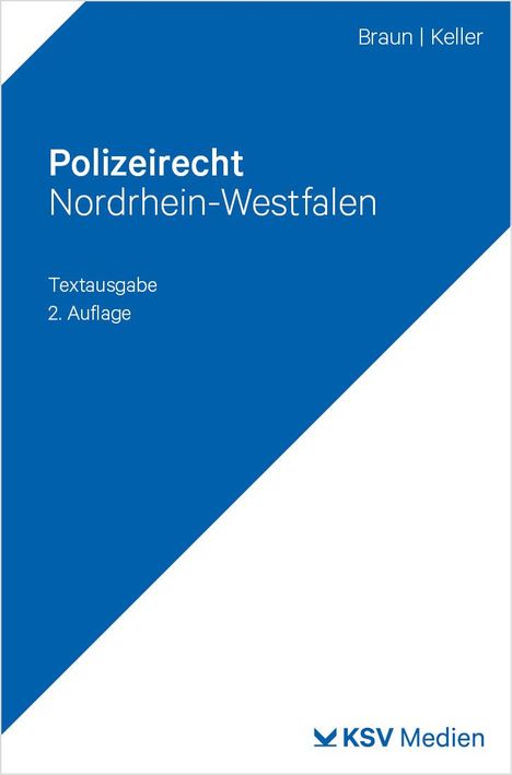 Frank Braun: Polizeirecht Nordrhein-Westfalen, Buch