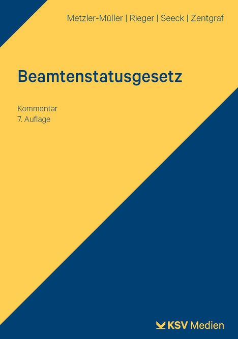 Karin Metzler-Müller: Beamtenstatusgesetz, Buch