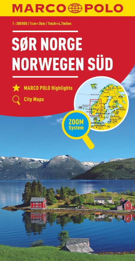 MARCO POLO Regiokarte N Norwegen Süd 1:325 000, Karten