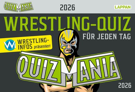 QuizMania - Das Wrestling-Quiz für jeden Tag 2026, Kalender