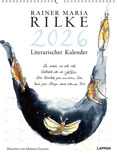 Rainer Maria Rilke: Rilke-Kalender 2026 - Wandkalender, Kalender