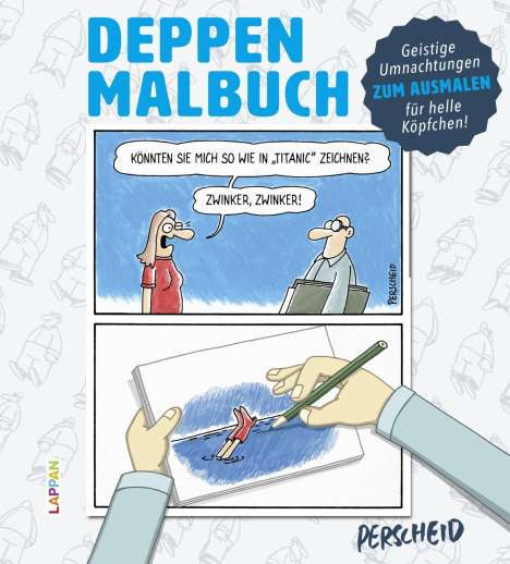 Deppen-Malbuch, Buch