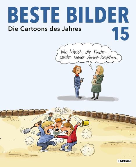 Beste Bilder 15 - Die Cartoons des Jahres 2024, Buch